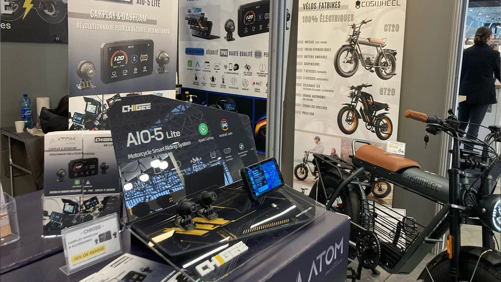 CHIGEE se asocia con Atom Motors para la exhibición francesa Foire Internationale de Toulouse