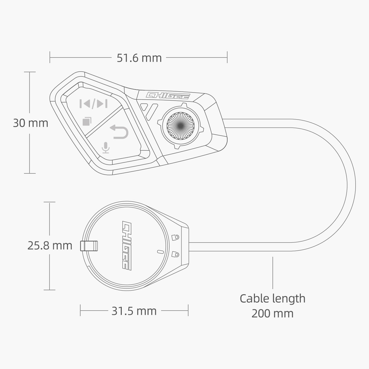 CONTROL REMOTO CHIGEE RC MULTI PARA AIO