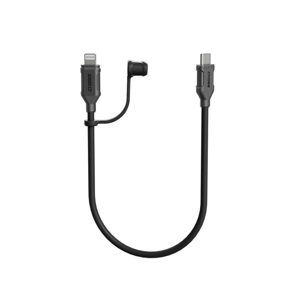 CABLE DE CARGA RAPIDA CHIGEE PARA SISTEMAS TR100 / CG2 TIPO USB-C / IPHONE